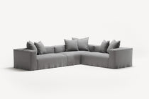 NOMAD - 5 Seat Corner - Right - Brushed Cotton Light Gray