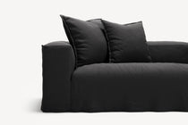 NOMAD - 5 Seat Corner - Right - Pure Linen Dark Charcoal
