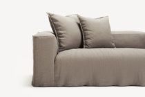NOMAD - 5 Seat Corner - Right - Pure Linen Pale Gray