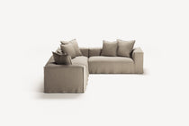 NOMAD - 5 Seat Corner - Right - Pure Linen Sandy Beige