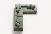 NOMAD - 5 Seat Corner - Right - Pure Linen Vivid Green