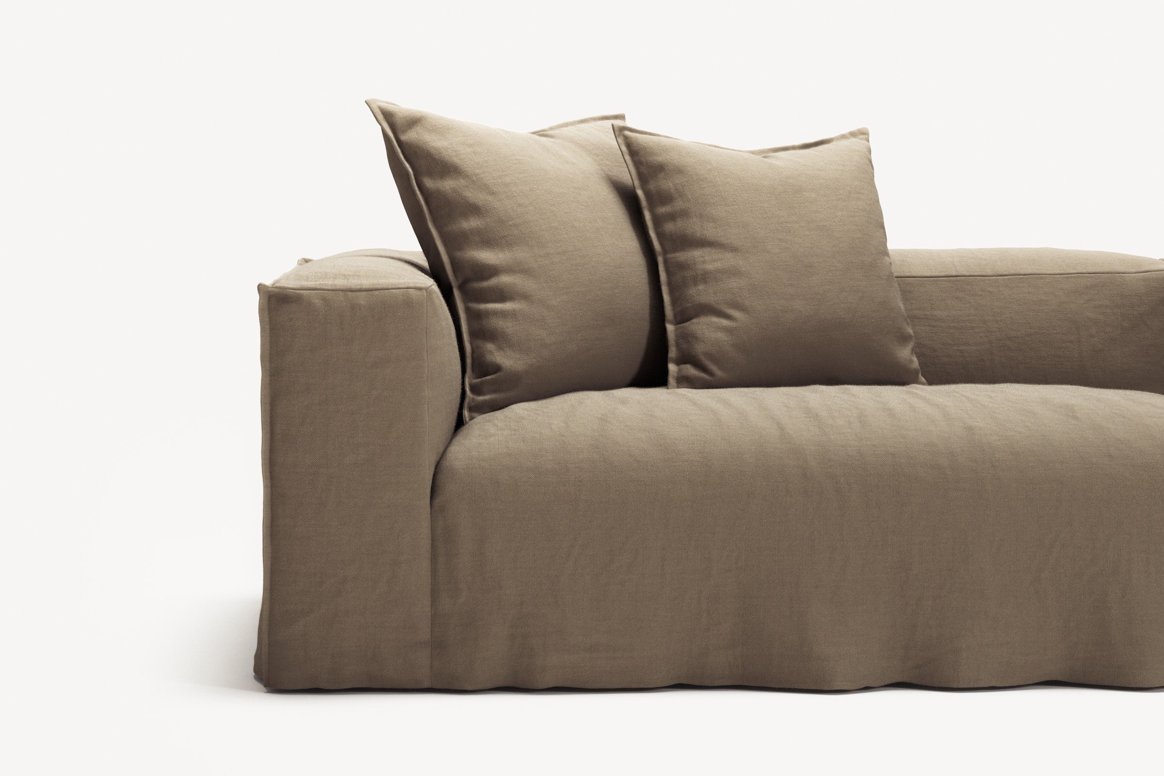NOMAD - 5 Seat Corner - Right - Pure Linen Natural