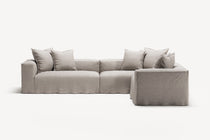 NOMAD - 5 Seat Corner - Right - Textured Blend Beige