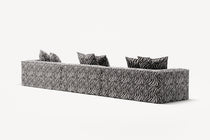 NOMAD - 5 Seat - Chenille Jacquard Zebra Black White