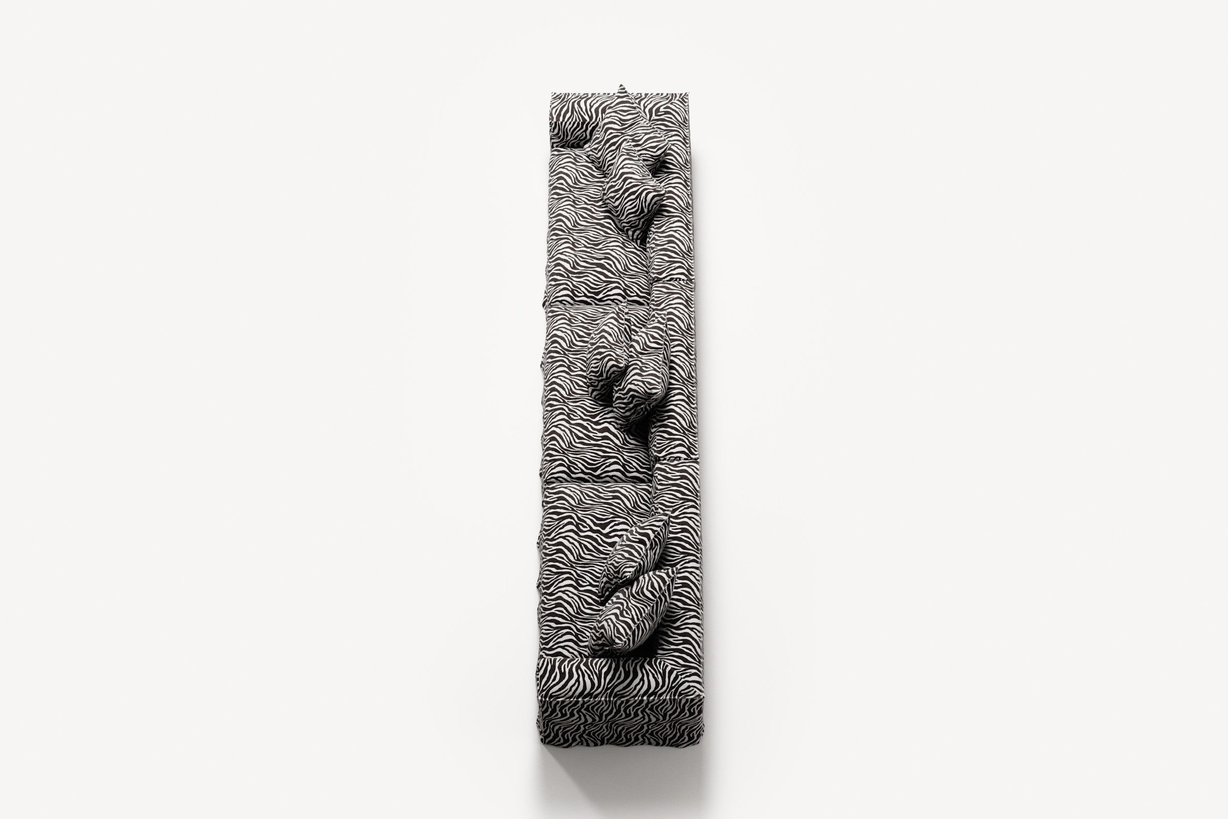 NOMAD - 5 Seat - Chenille Jacquard Zebra Black White