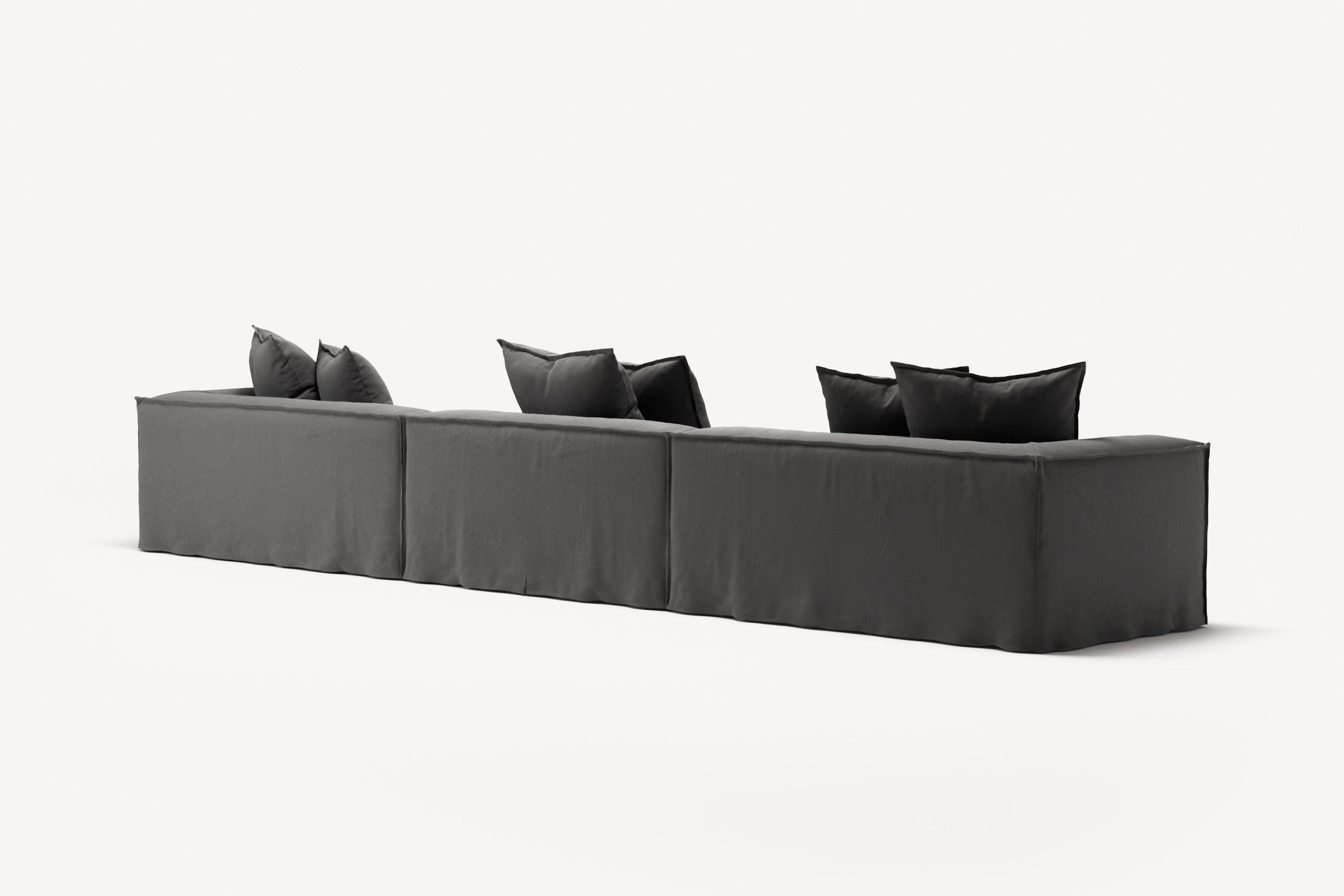 NOMAD - 5 Seat - Brushed Cotton Dark Gray