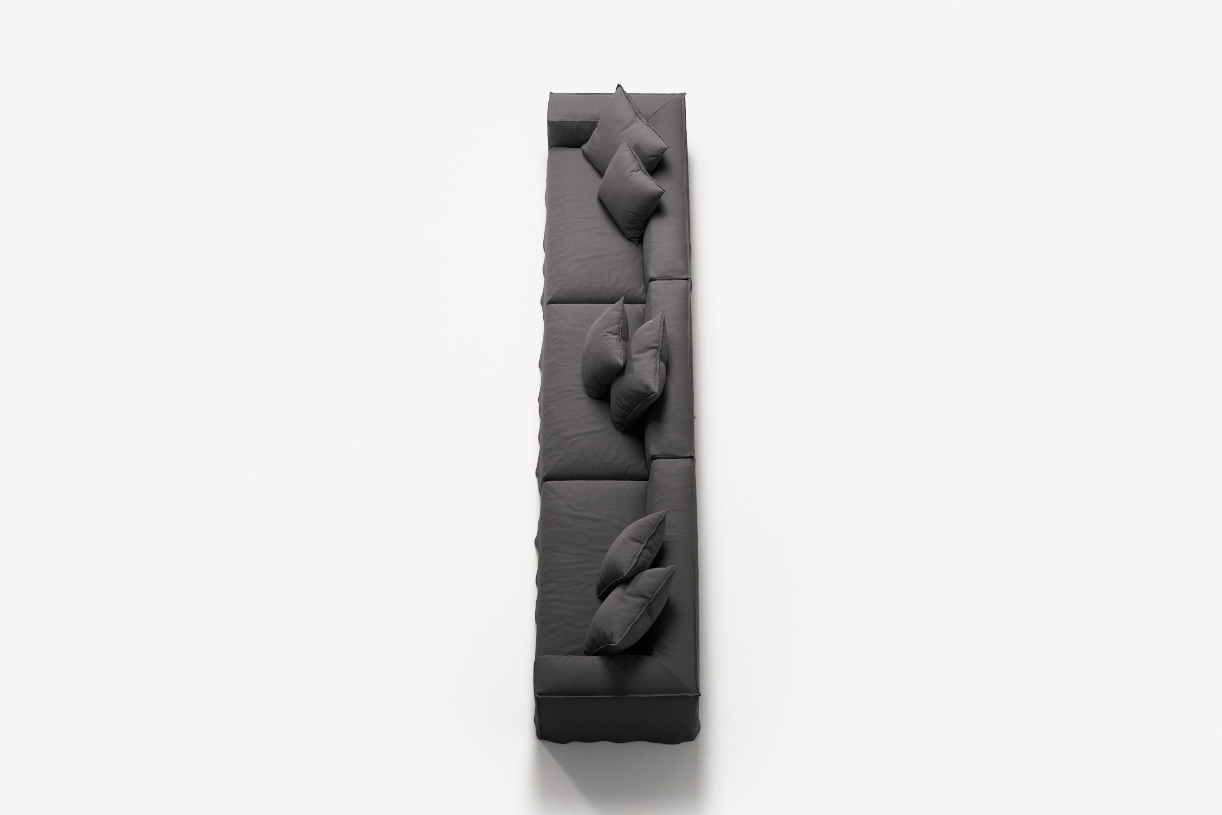NOMAD - 5 Seat - Brushed Cotton Dark Gray