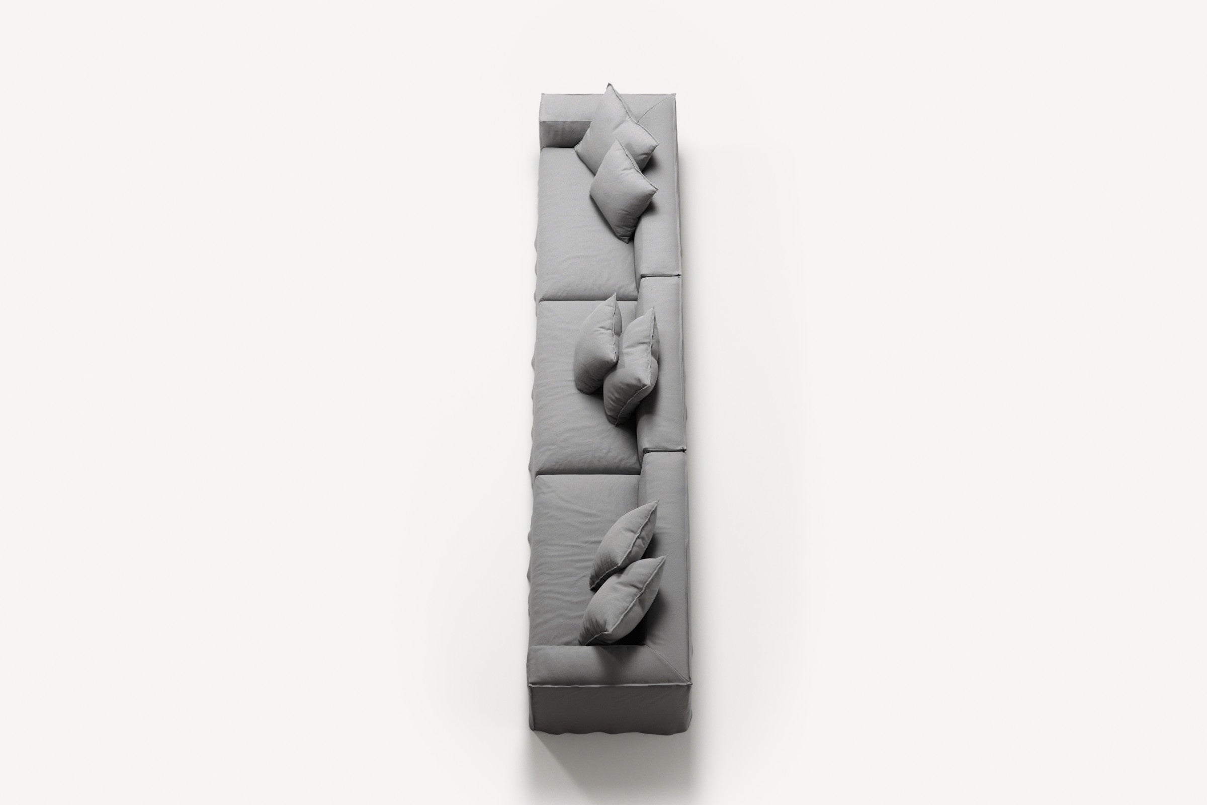 NOMAD - 5 Seat - Brushed Cotton Light Gray