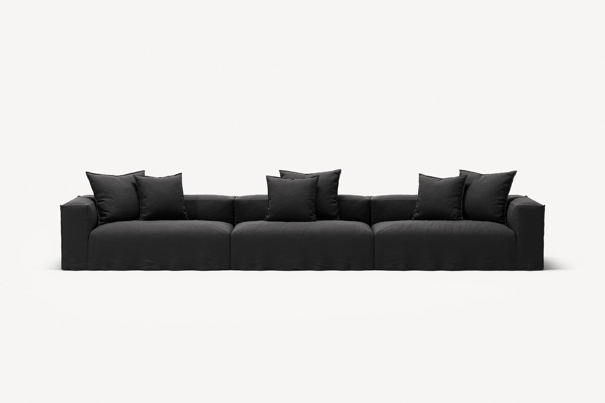 NOMAD - 5 Seat - Pure Linen Dark Charcoal