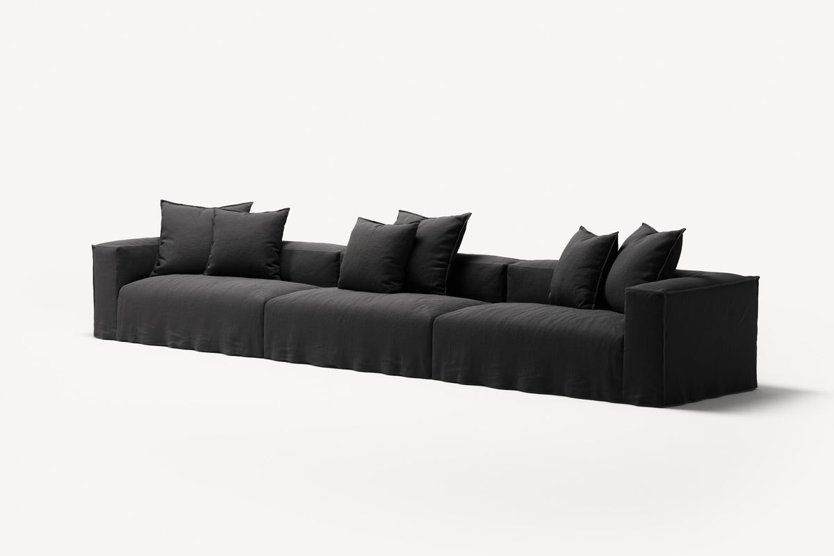 NOMAD - 5 Seat - Pure Linen Dark Charcoal
