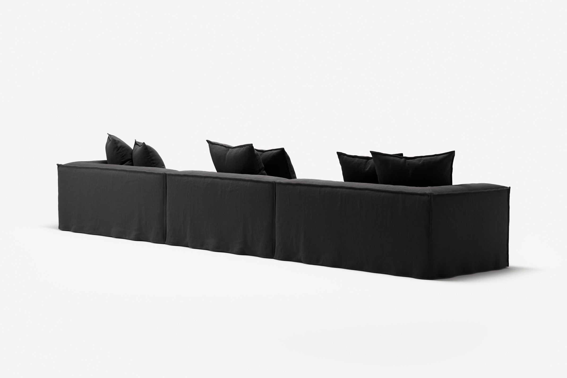 NOMAD - 5 Seat - Pure Linen Dark Charcoal