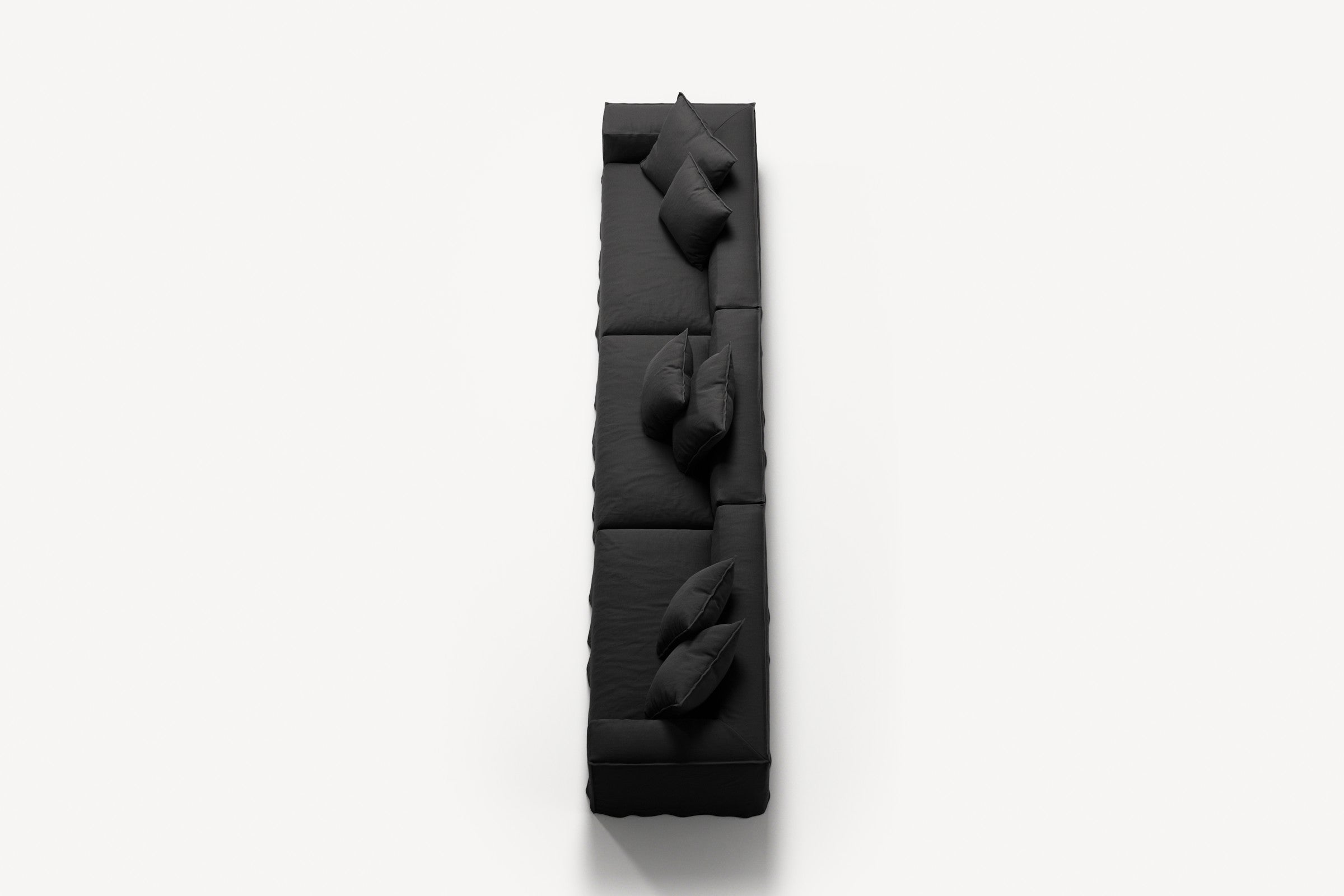 NOMAD - 5 Seat - Pure Linen Dark Charcoal