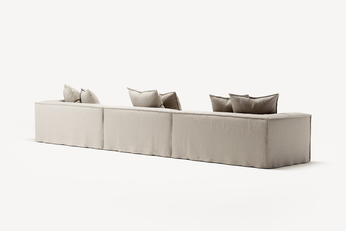 NOMAD - 5 Seat - Pure Linen Off-White