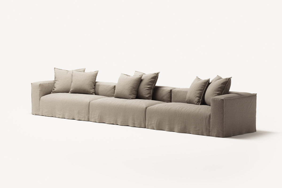 NOMAD - 5 Seat - Pure Linen Sandy Beige