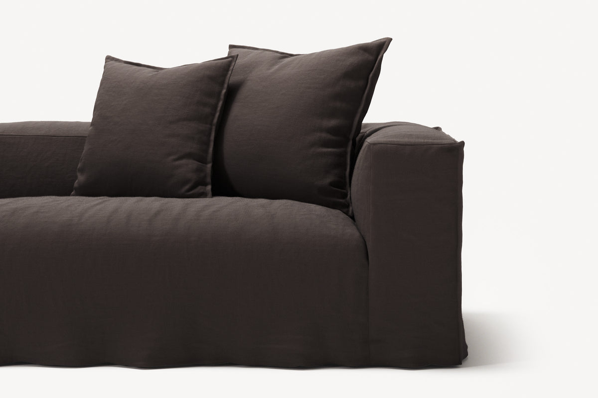 NOMAD - 5 Seat - Pure Linen Truffle Brown