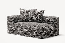 NOMAD - 2 Seat - Left - Chenille Jacquard Zebra Black White