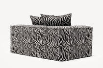 NOMAD - 2 Seat - Left - Chenille Jacquard Zebra Black White