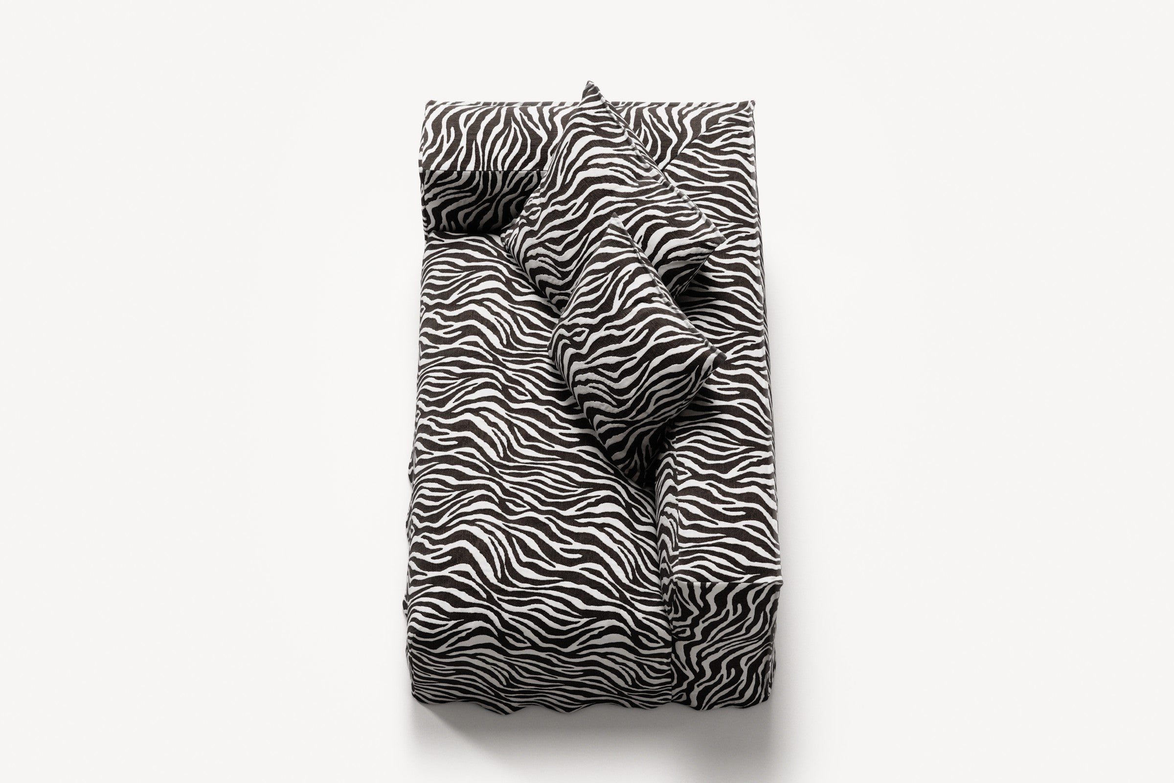 NOMAD - 2 Seat - Left - Chenille Jacquard Zebra Black White