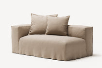 NOMAD - 2 Seat - Left - Brushed Cotton Sandy Beige