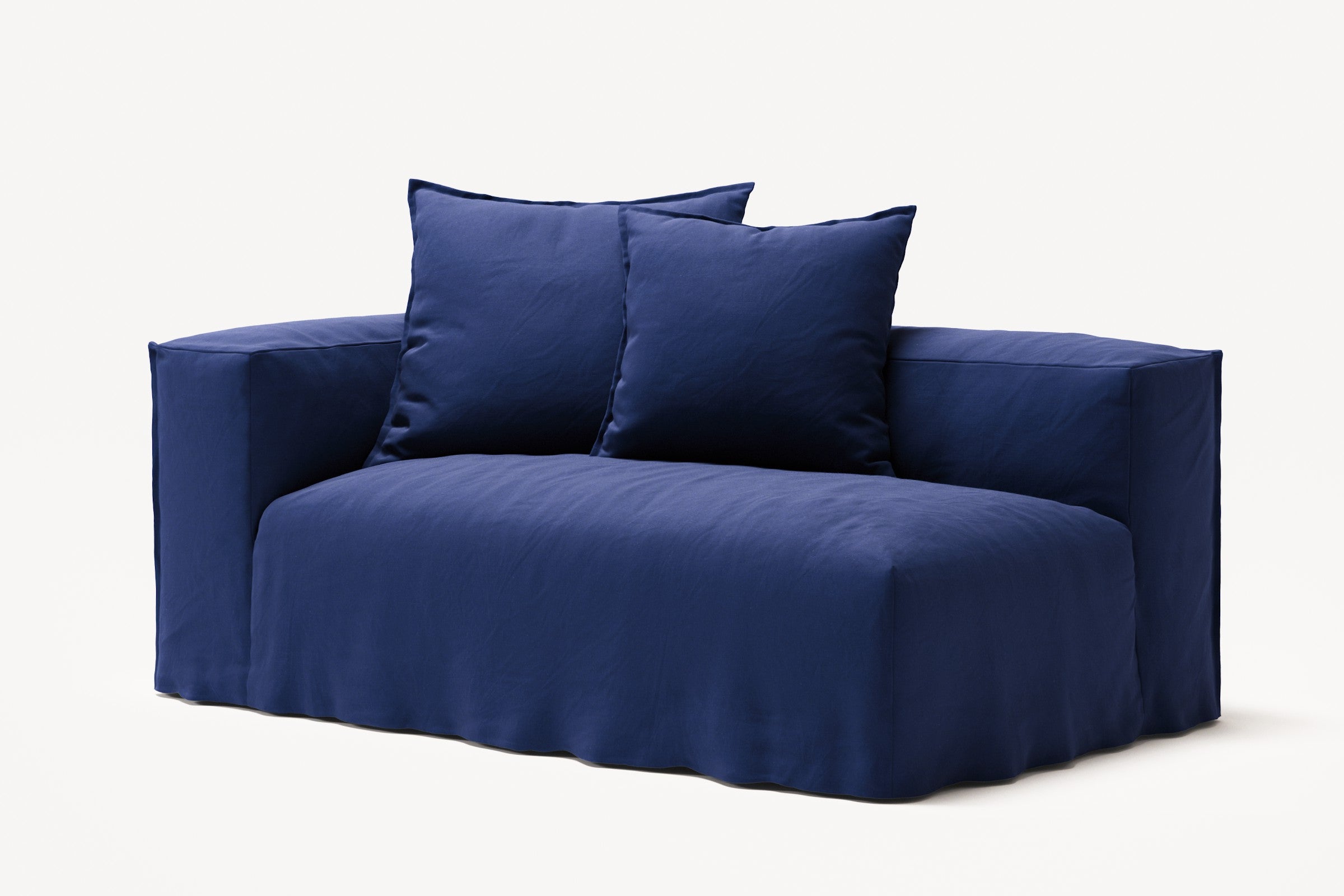 NOMAD - 2 Seat - Left - Brushed Cotton Dark Blue
