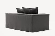 NOMAD - 2 Seat - Left - Brushed Cotton Dark Gray
