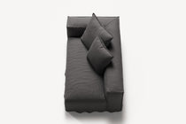 NOMAD - 2 Seat - Left - Brushed Cotton Dark Gray