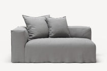 NOMAD - 2 Seat - Left - Brushed Cotton Light Gray