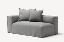 NOMAD - 2 Seat - Left - Brushed Cotton Light Gray