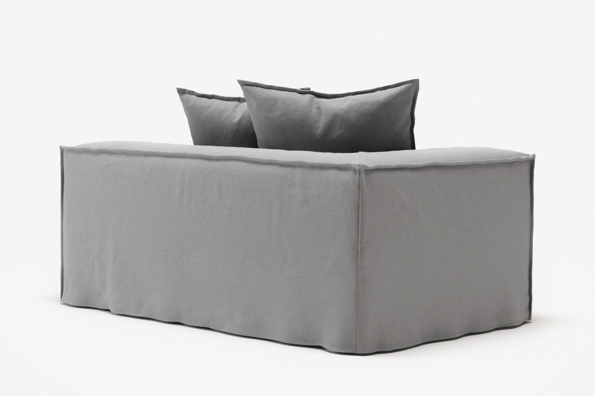 NOMAD - 2 Seat - Left - Brushed Cotton Light Gray