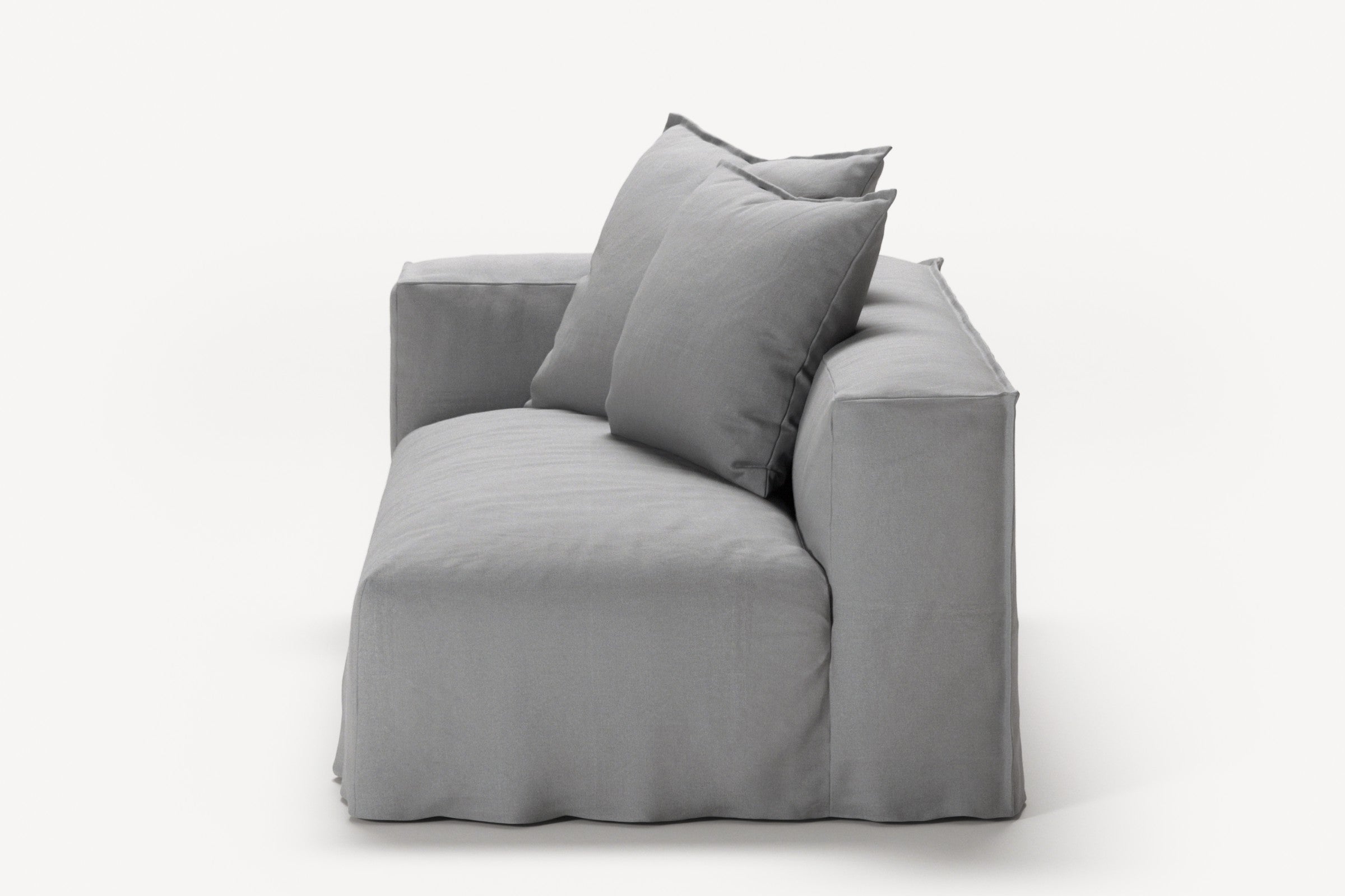 NOMAD - 2 Seat - Left - Brushed Cotton Light Gray