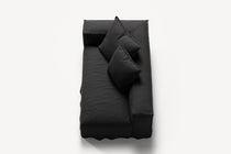NOMAD - 2 Seat - Left - Pure Linen Dark Charcoal
