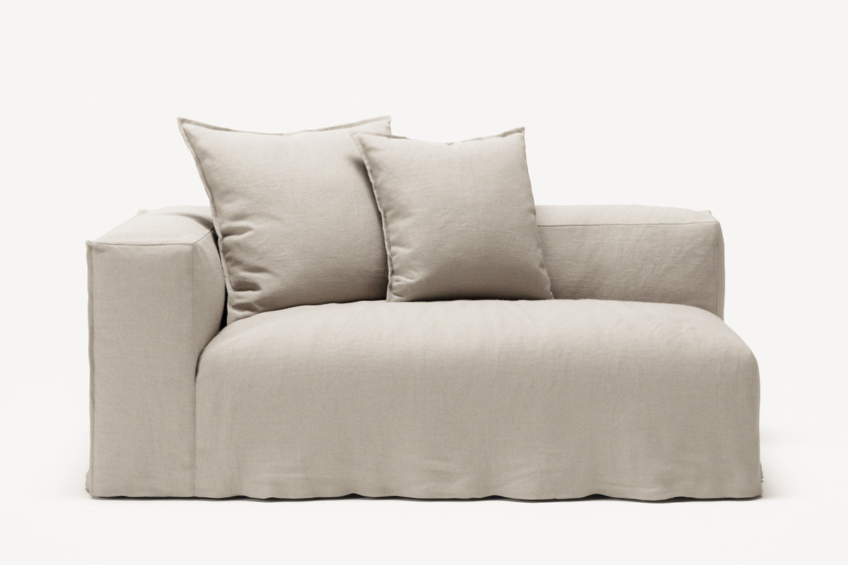 NOMAD - 2 Seat - Left - Pure Linen Off-White