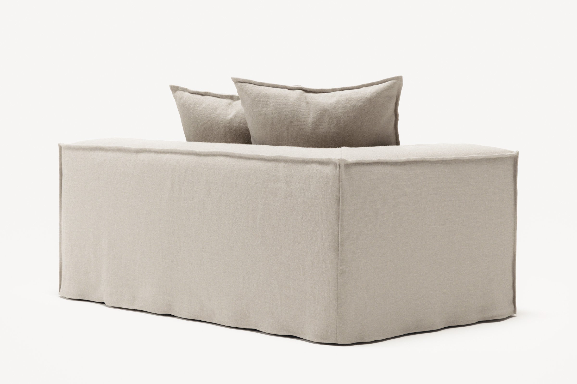 NOMAD - 2 Seat - Left - Pure Linen Off-White