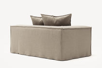 NOMAD - 2 Seat - Left - Pure Linen Sandy Beige