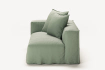 NOMAD - 2 Seat - Left - Pure Linen Vivid Green
