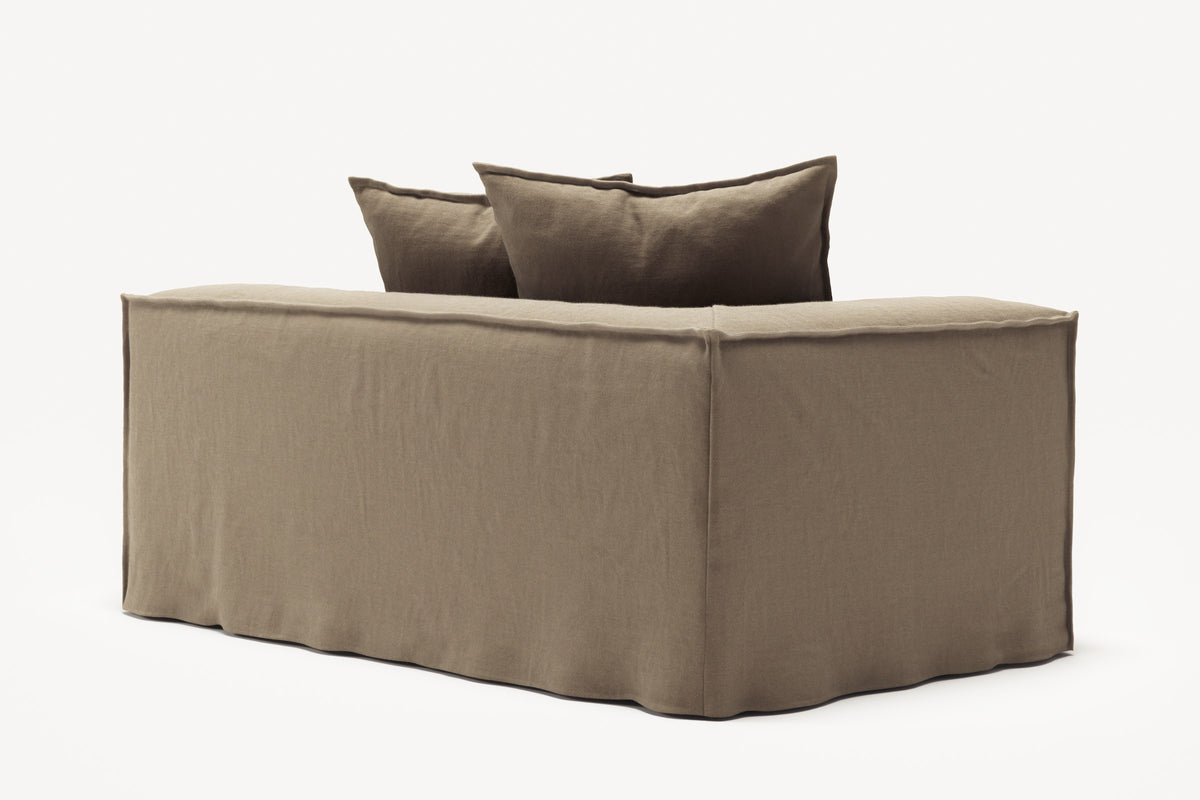 NOMAD - 2 Seat - Left - Pure Linen Natural