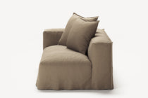 NOMAD - 2 Seat - Left - Pure Linen Natural