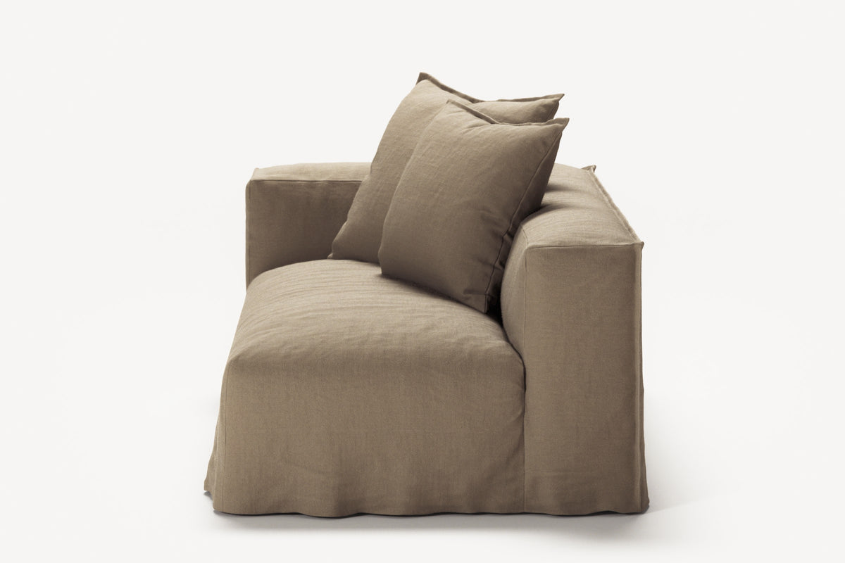 NOMAD - 2 Seat - Left - Pure Linen Natural