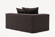 NOMAD - 2 Seat - Left - Pure Linen Truffle Brown