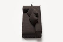NOMAD - 2 Seat - Left - Pure Linen Truffle Brown
