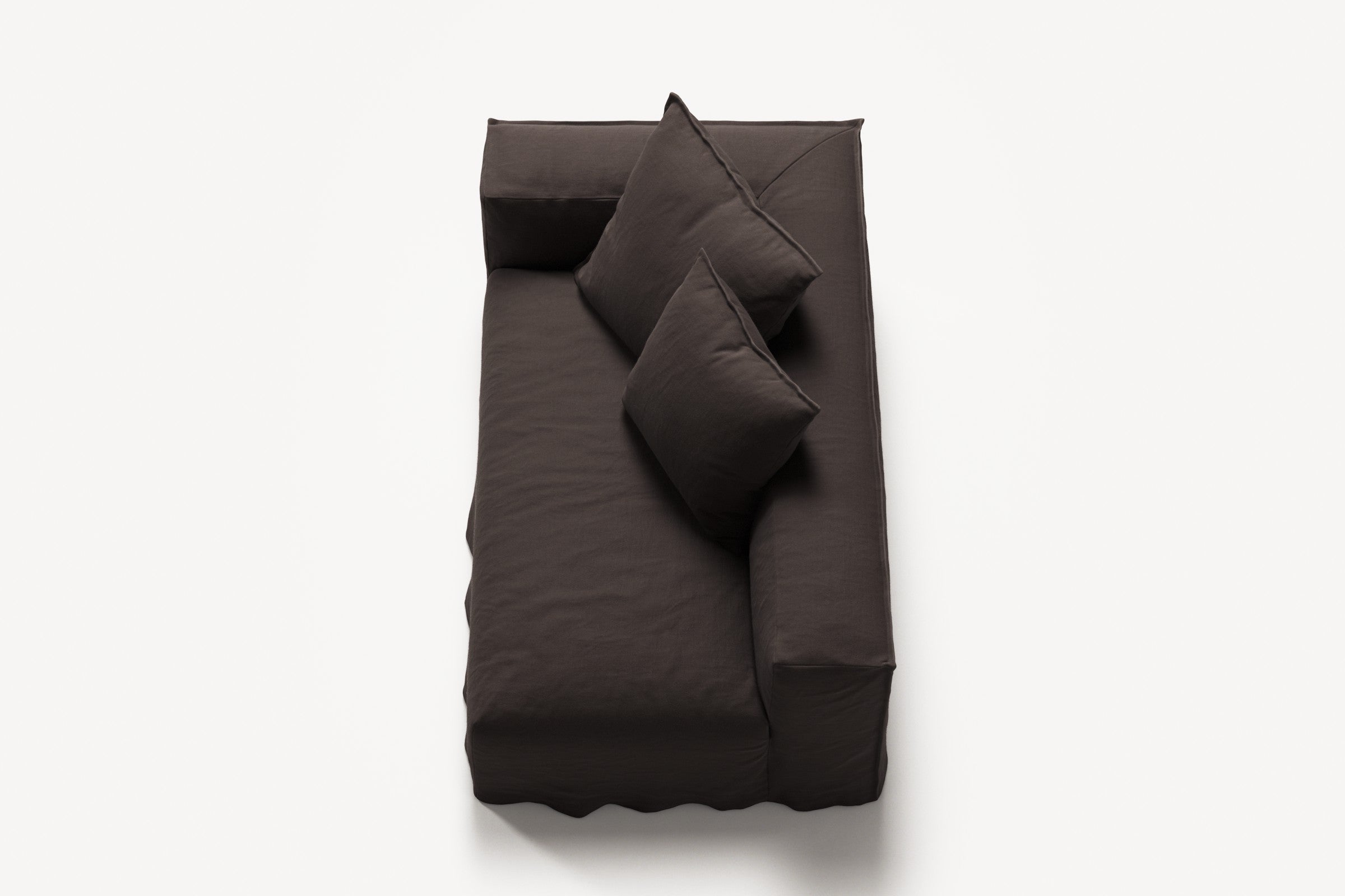 NOMAD - 2 Seat - Left - Pure Linen Truffle Brown