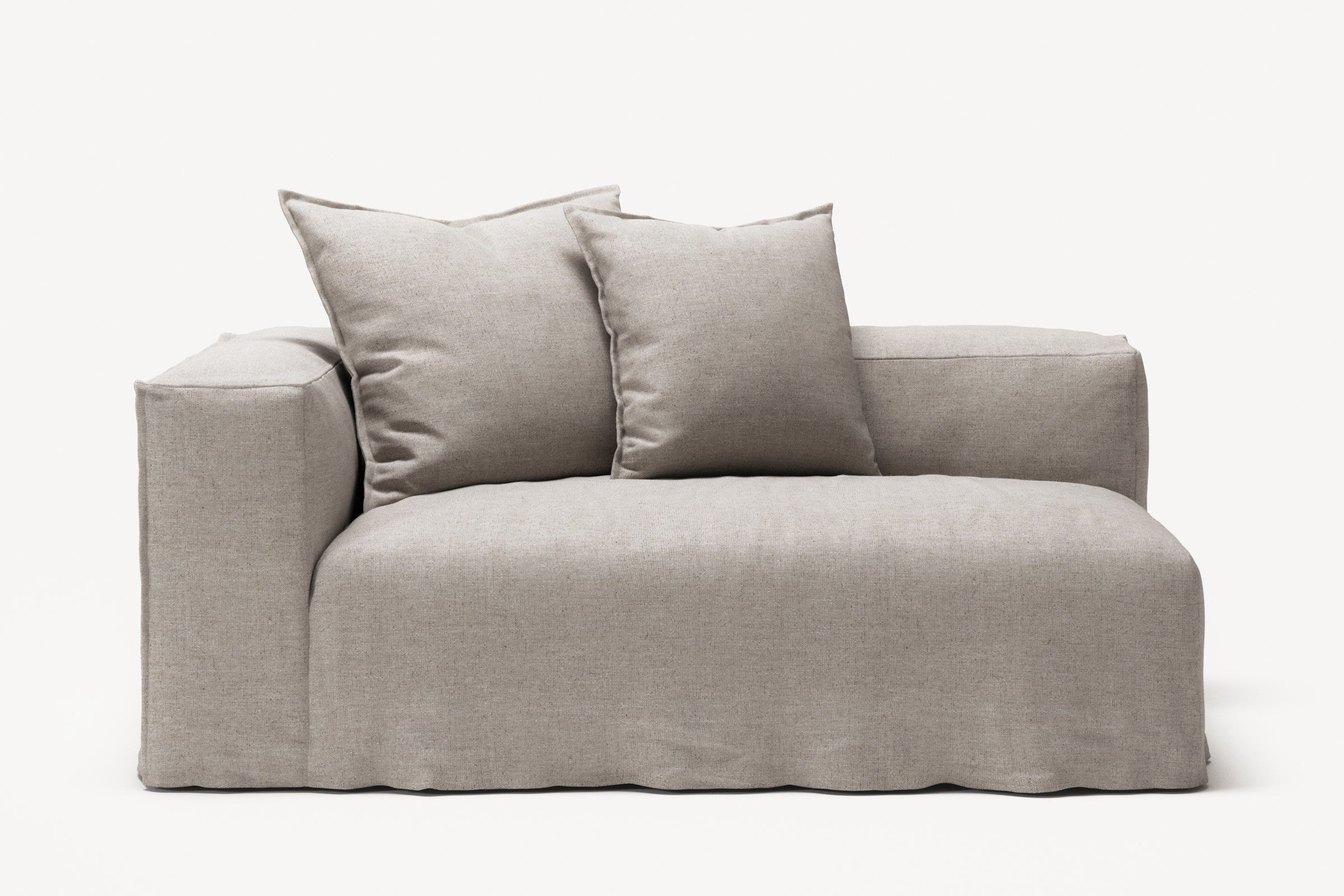 NOMAD - 2 Seat - Left - Textured Blend Beige