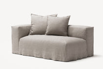 NOMAD - 2 Seat - Left - Textured Blend Beige