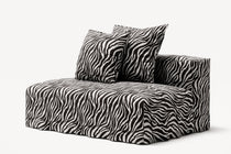 NOMAD - Seat - Chenille Jacquard Zebra Black White