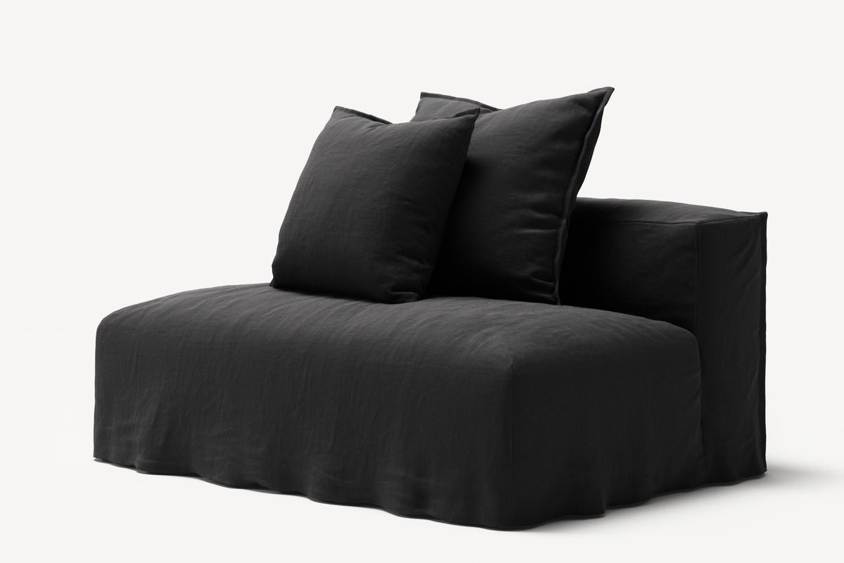 NOMAD - Seat - Pure Linen Dark Charcoal