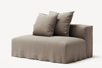 NOMAD - Seat - Pure Linen Pale Gray