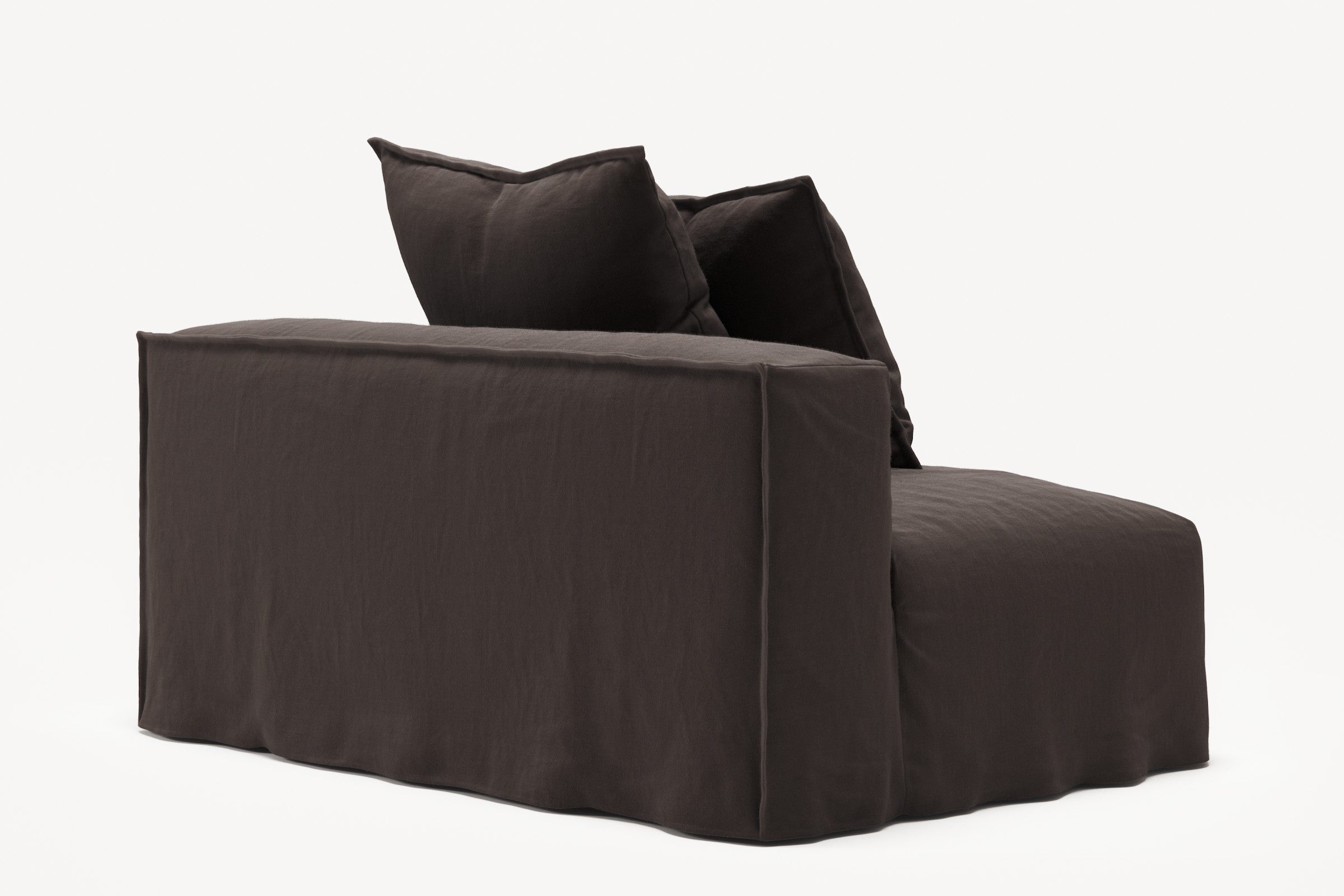 NOMAD - Seat - Pure Linen Truffle Brown