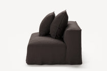 NOMAD - Seat - Pure Linen Truffle Brown