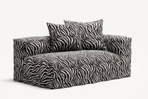 NOMAD - 2 Seat - Right - Chenille Jacquard Zebra Black White