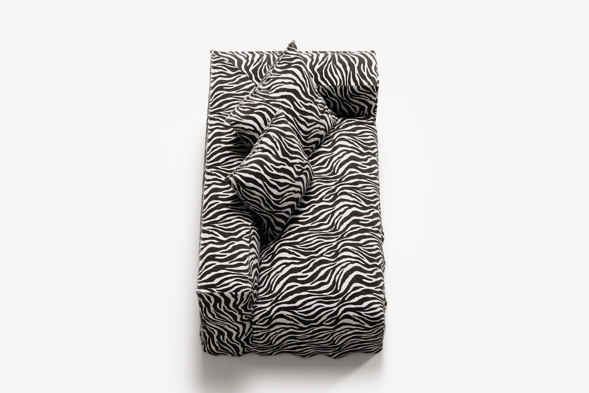 NOMAD - 2 Seat - Right - Chenille Jacquard Zebra Black White